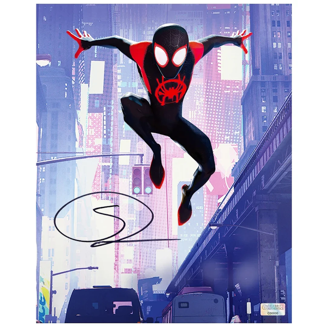 Shameik Moore Autographed Spider-Man Into The Spider-Verse City Streets