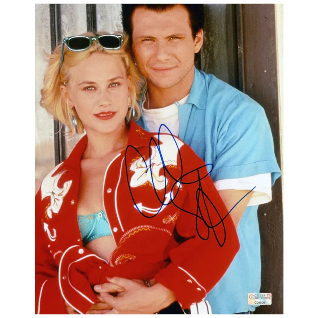 Christian Slater Autographed True Romance 8×10 Photo