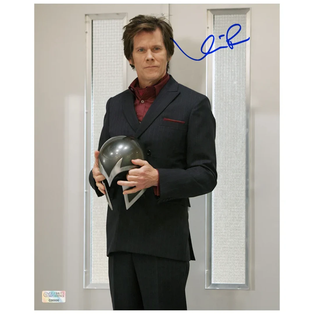 Kevin Bacon Autographed 2011 X-Men First Class Sebastian Shaw Magneto's
