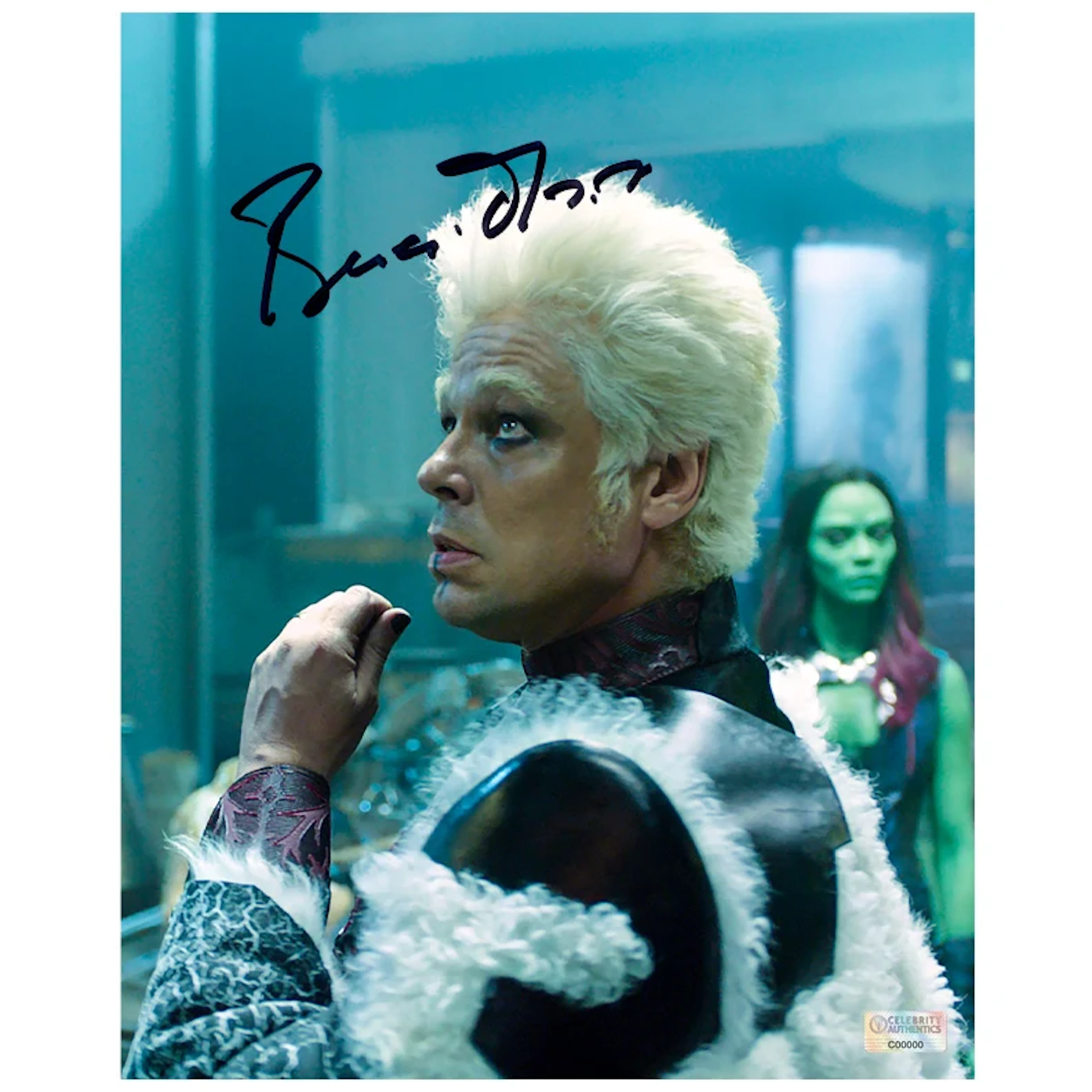 Benicio Del Toro Autographed 2014 Guardians of the Galaxy The Collector