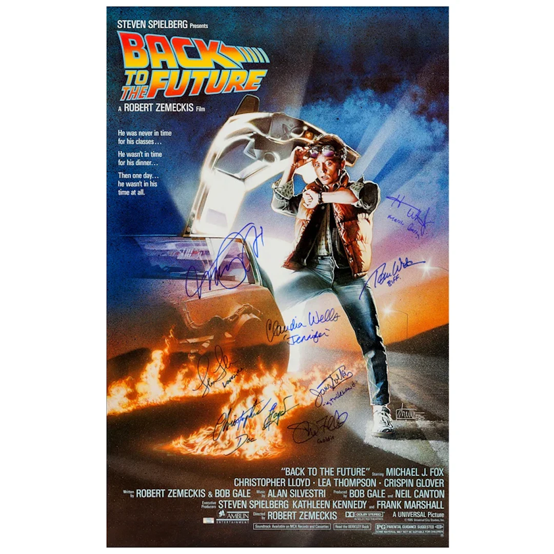 Michael J. Fox, Christopher Lloyd, Tom Wilson, Lea Thompson, Claudia