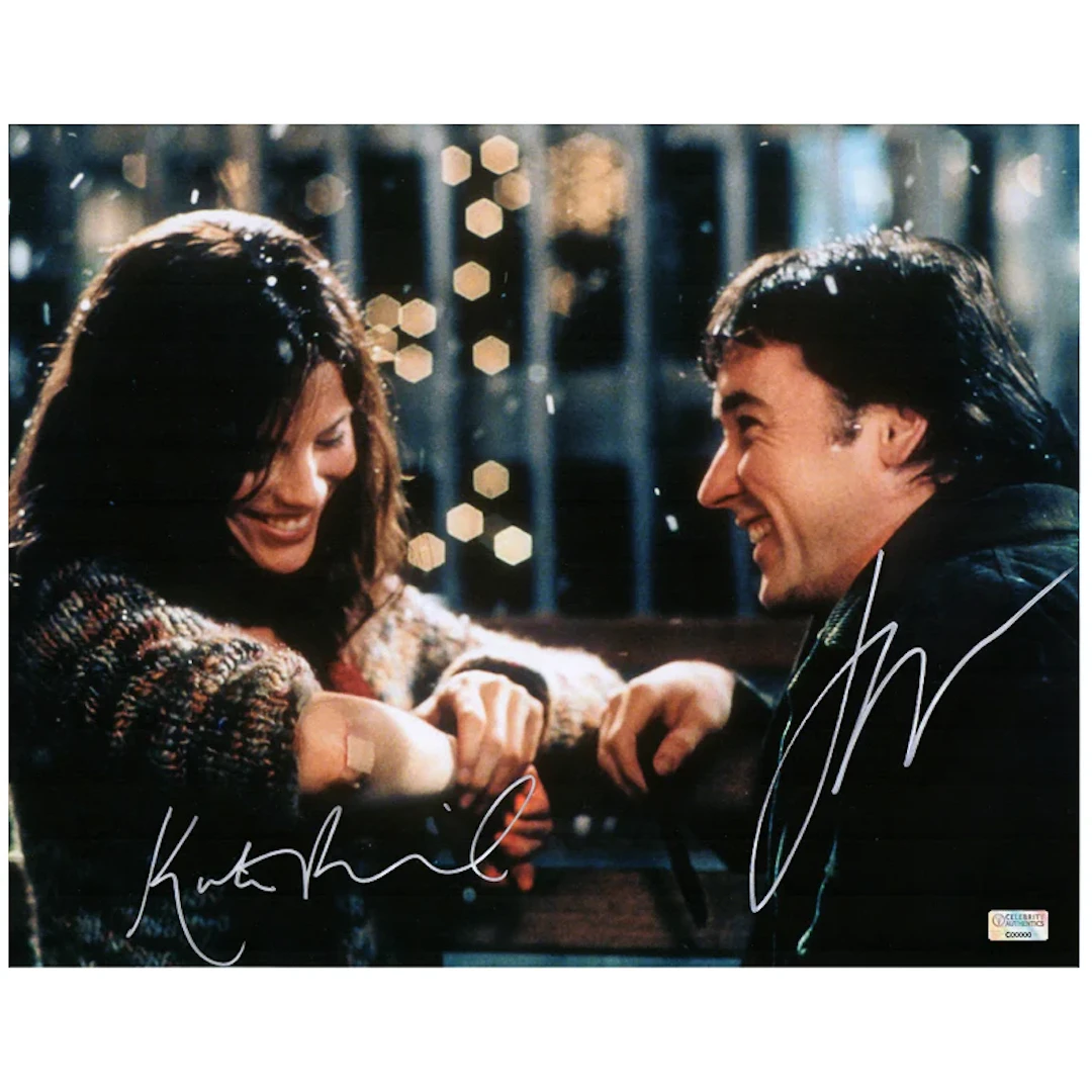 Kate Beckinsale and John Cusack Autographed 2001 Serendipity 11×14 Photo