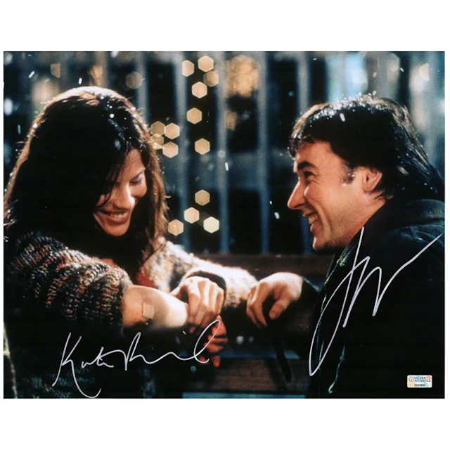 Kate Beckinsale and John Cusack Autographed 2001 Serendipity 11×14 Photo
