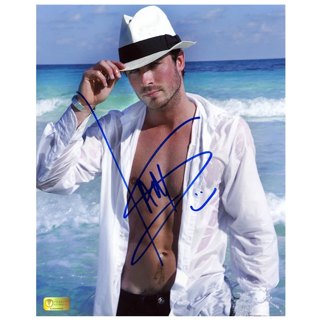 Ian Somerhalder Autographed Ocean View 8x10 Photo