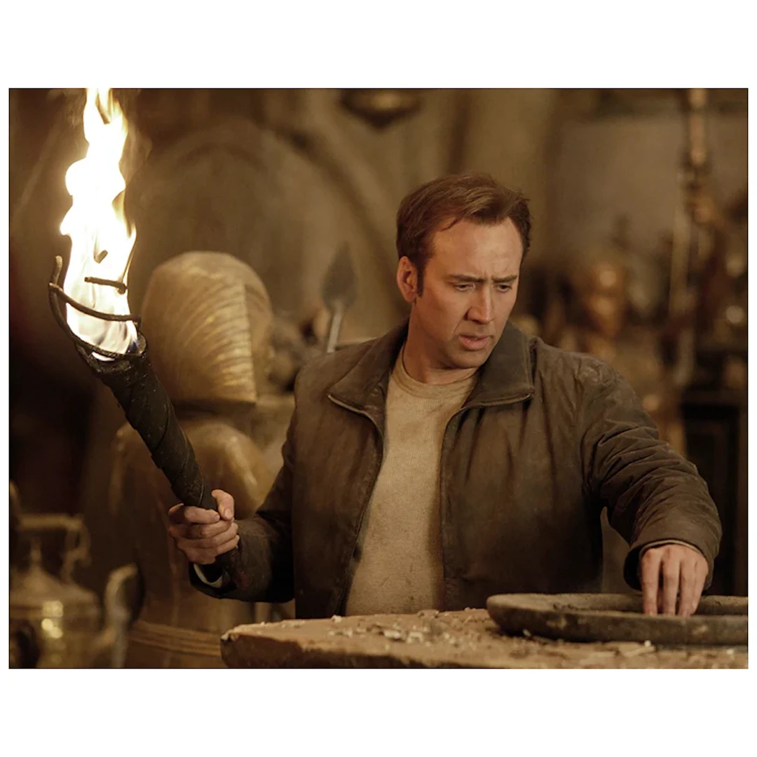 Nicolas Cage Autographed 2004 National Treasure 11x14 Scene Photo