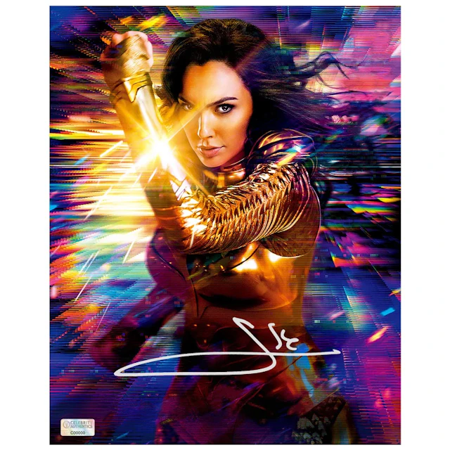 Gal Gadot Autographed 2020 Wonder Woman 84 Diana Prince 8x10 Photo