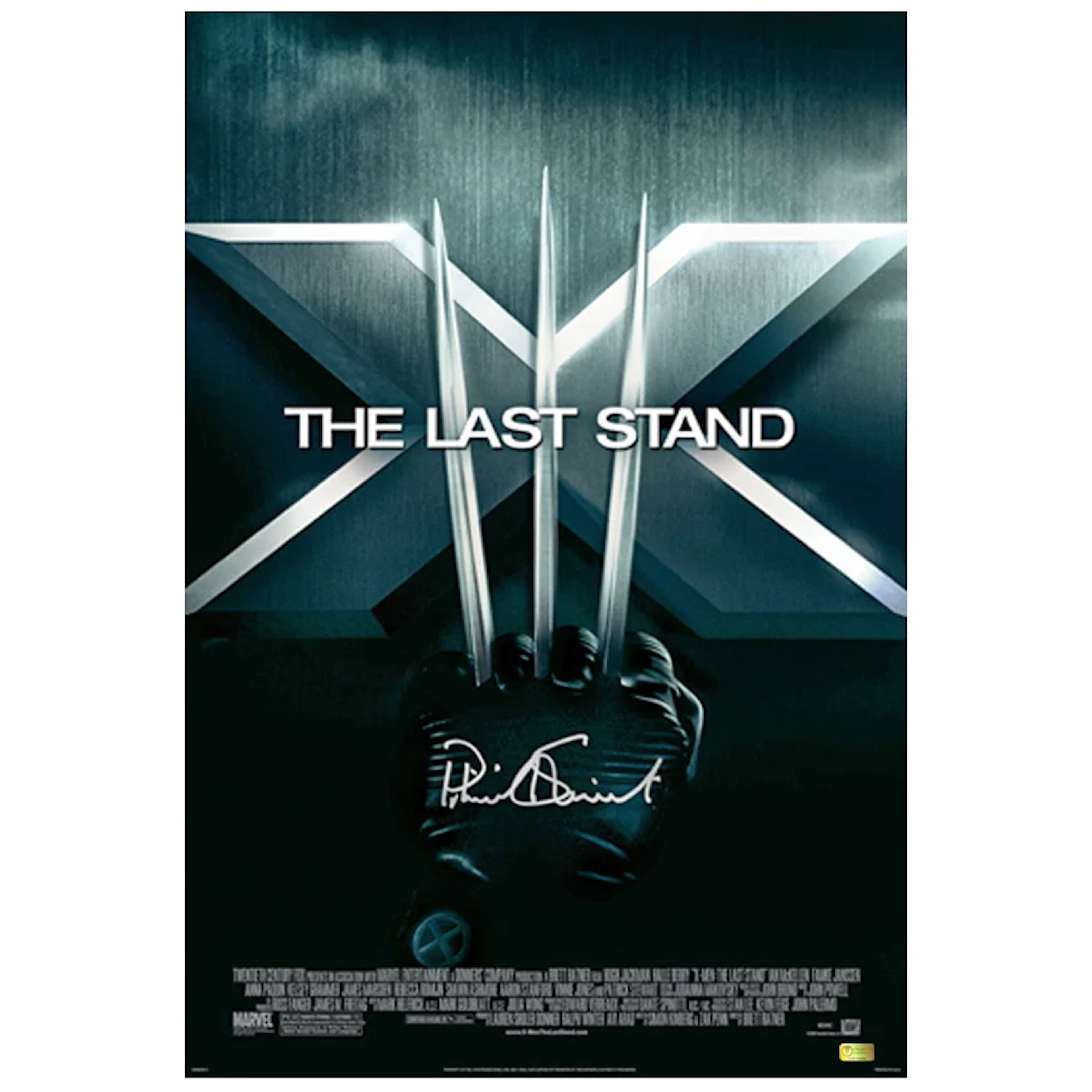 Patrick Stewart Autographed X-Men 3 The Last Stand 16x24 Poster