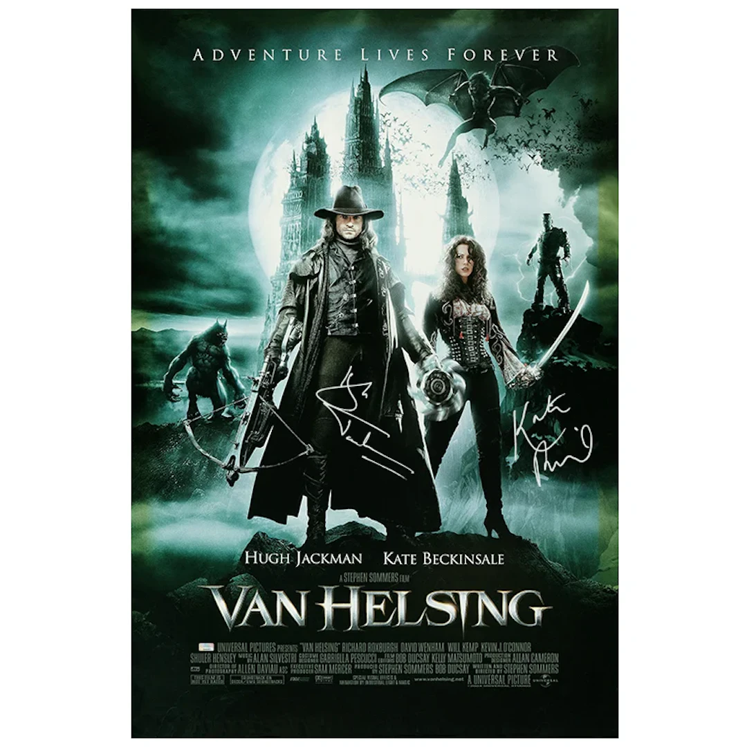 Hugh Jackman, Kate Beckinsale Autographed 2004 Van Helsing Original