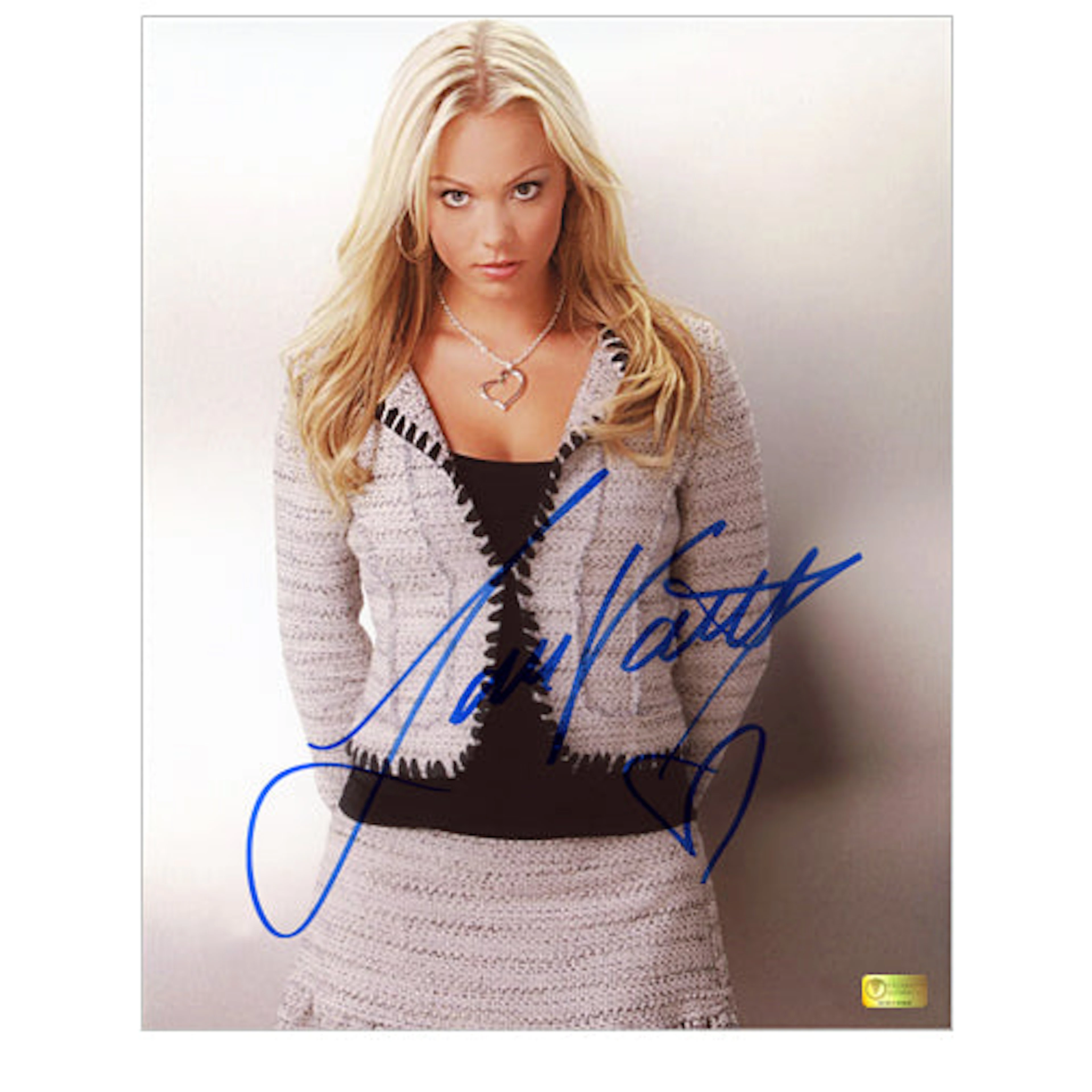 Laura Vandervoort Autographed 8×10 Studio Photo 1