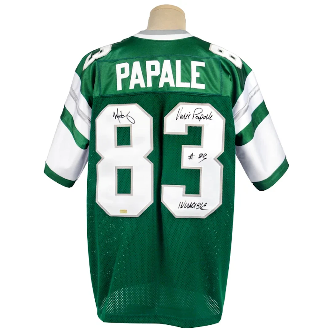 Mark Wahlberg and Vince Papale Autographed Invincible Philadelphia