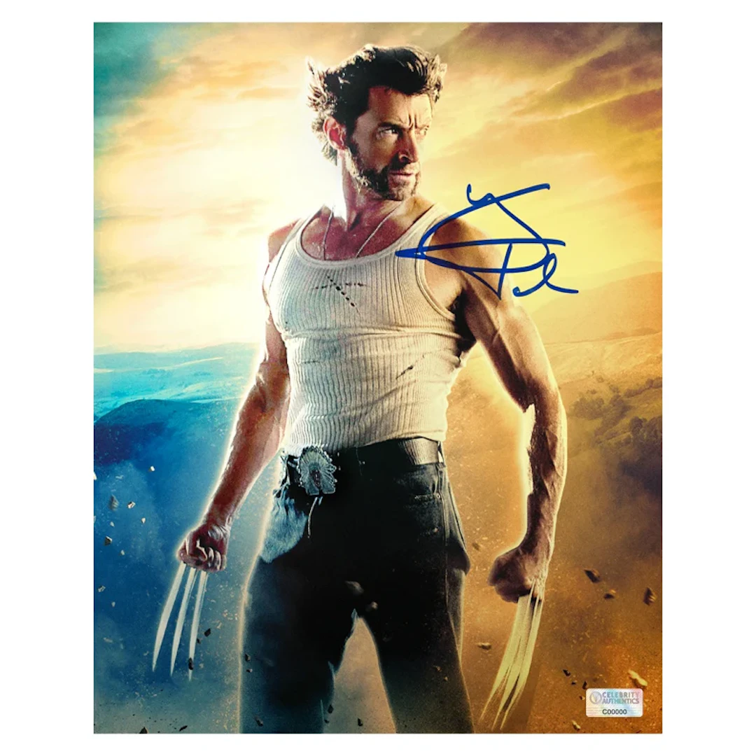 Hugh Jackman Autographed 2009 X-Men Origins: Wolverine Daybreak 8x10 Photo
