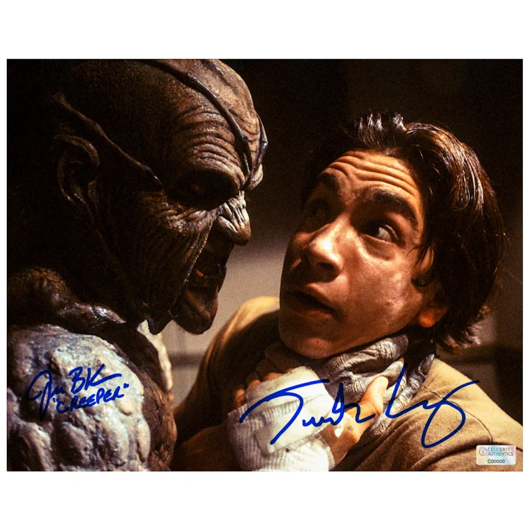 Jonathan Breck, Justin Long Autographed Jeepers Creepers The Creeper