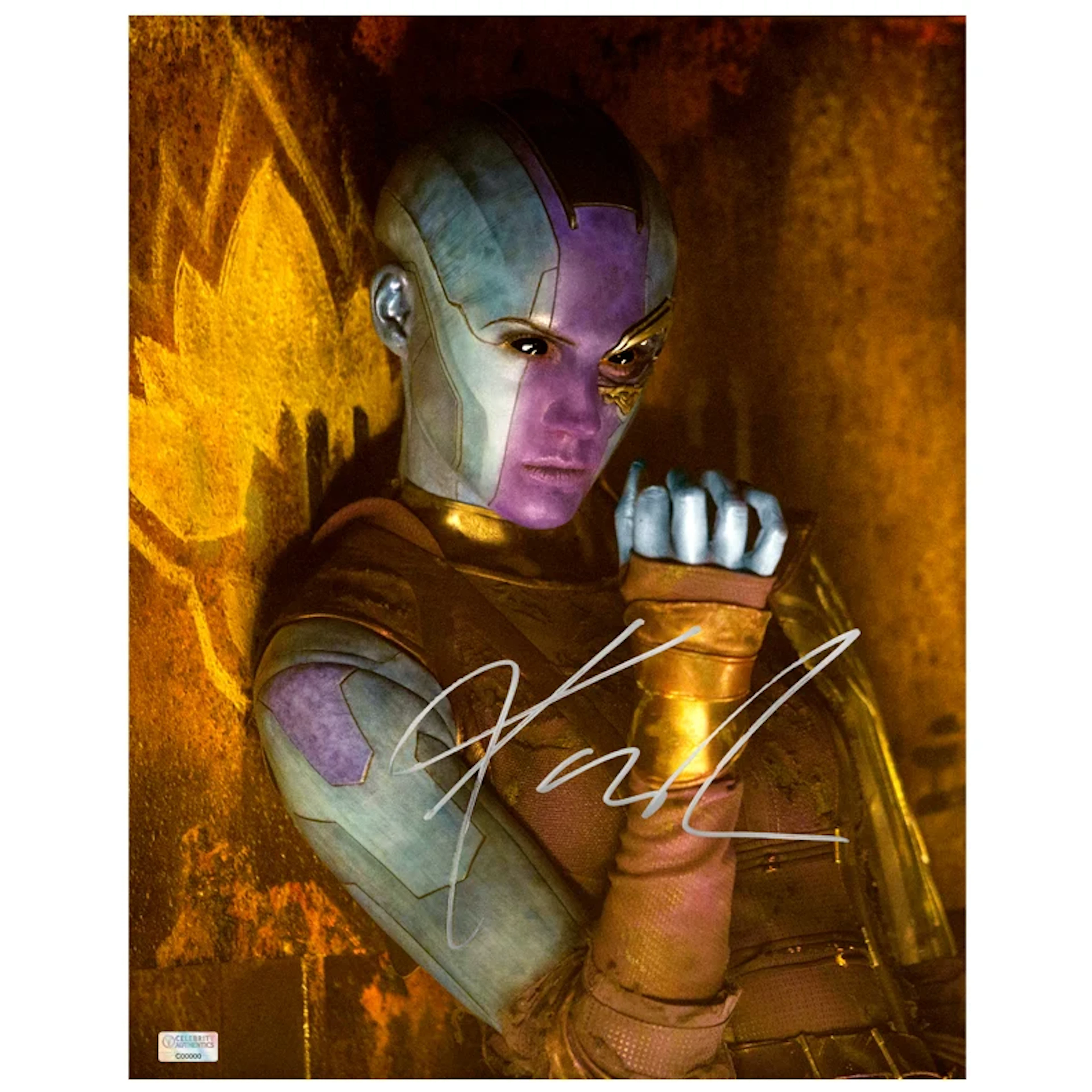 Karen Gillan Autographed 2017 Guardians of the Galaxy Vol 2 Nebula