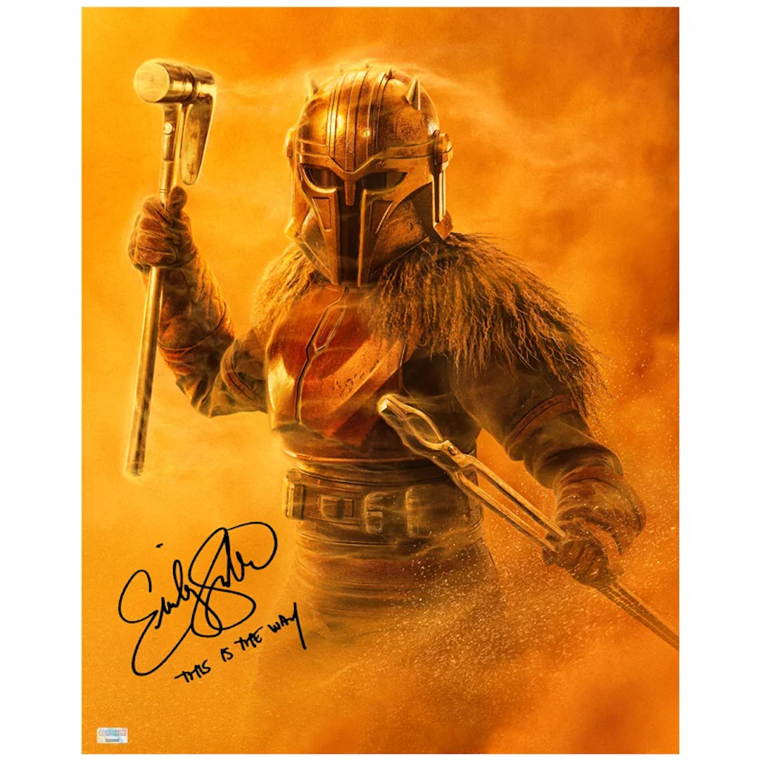 Emily Swallow Autographed Star Wars The Mandalorian The Armorer 16x20 Photo
