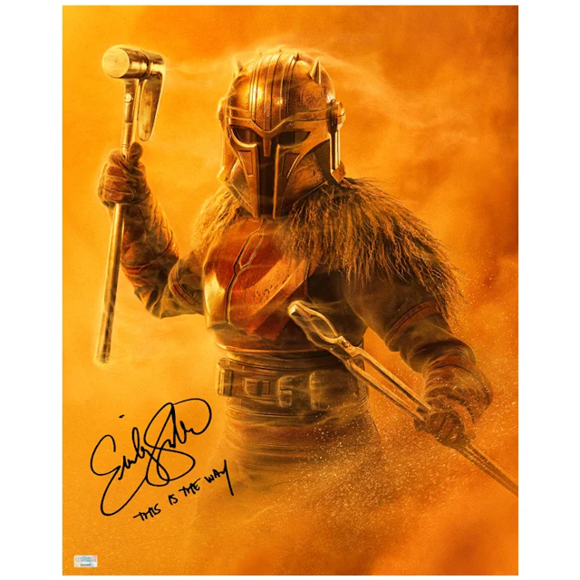 Emily Swallow Autographed Star Wars The Mandalorian The Armorer 16x20 Photo