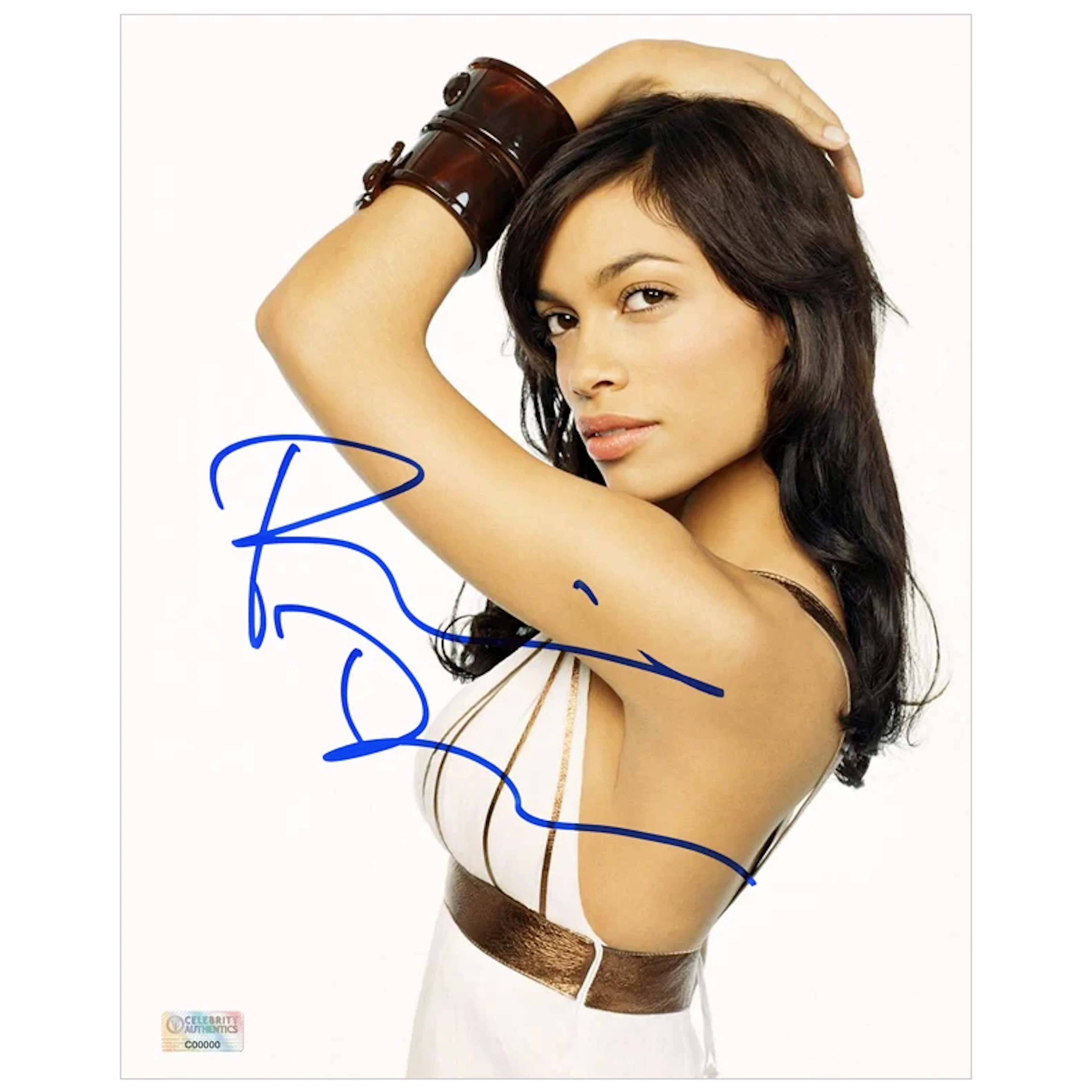 Rosario Dawson Autographed 8×10 Portrait Photo