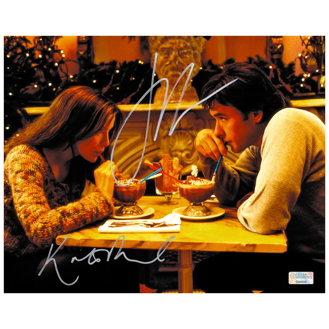 Kate Beckinsale and John Cusack Autographed Serendipity 8×10 Scene Photo