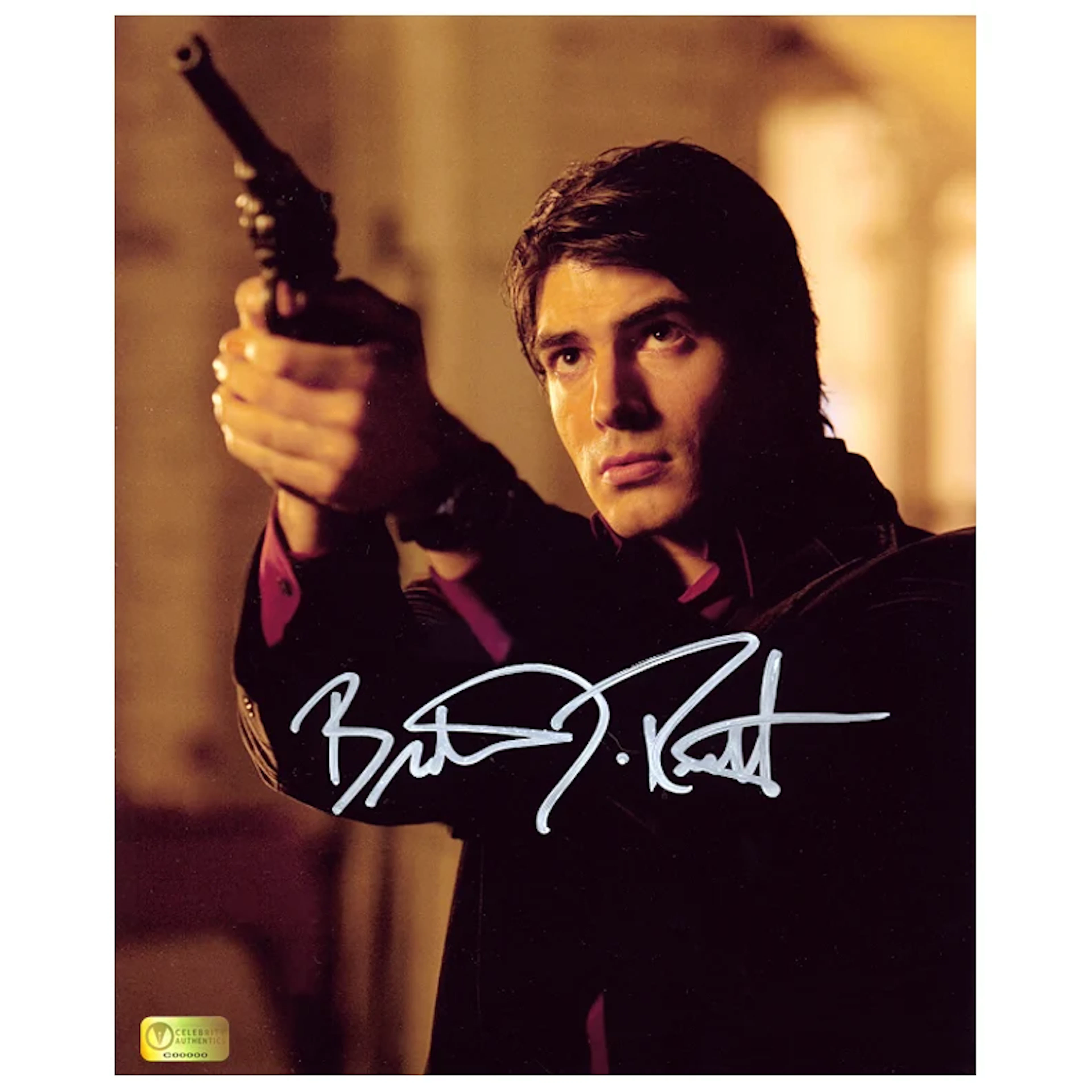 Brandon Routh Autographed Dead of Night Dylan Dog 8x10 Action Photo