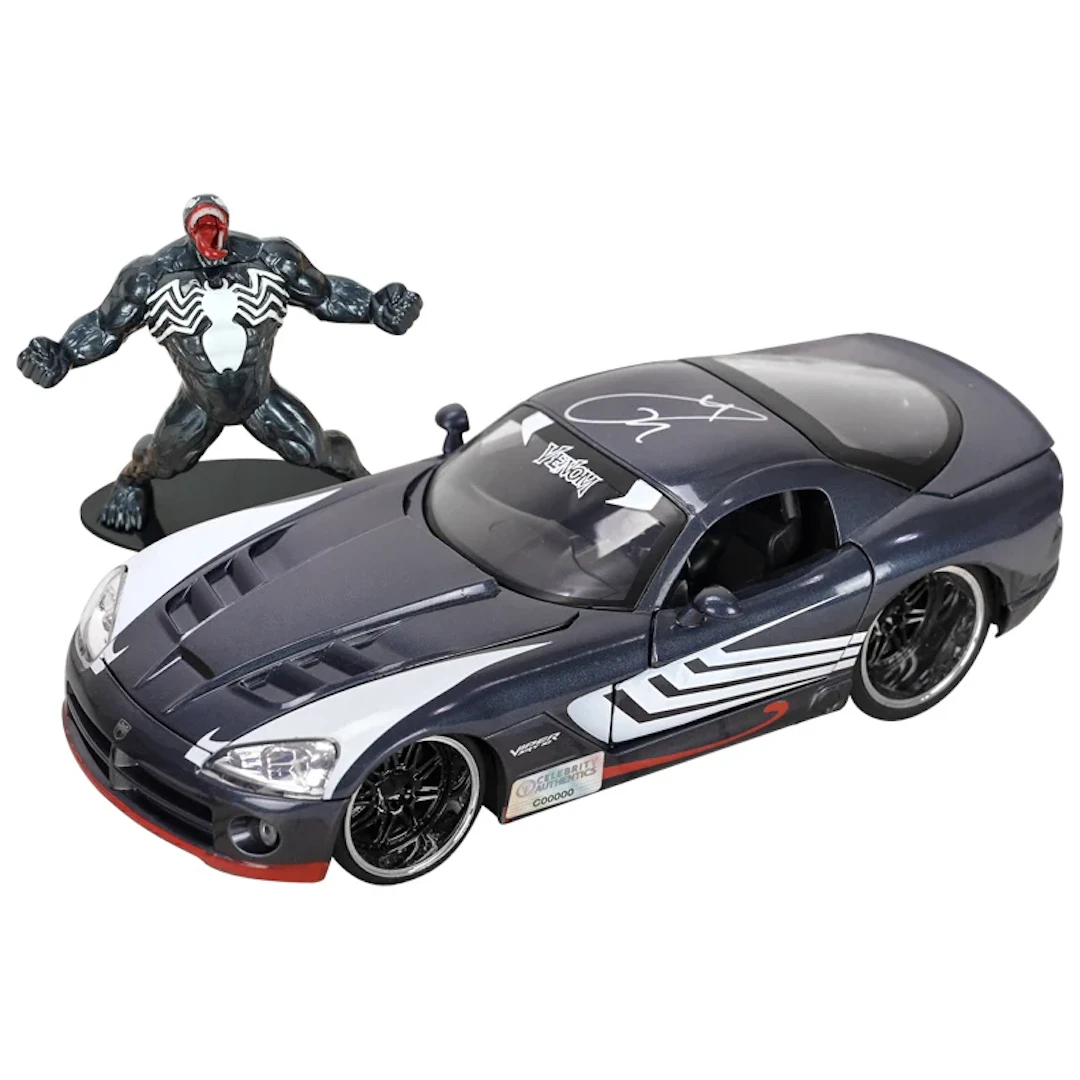 Tom Hardy Autographed Marvel 1:24 Scale 2008 Viper Die-cast Car with