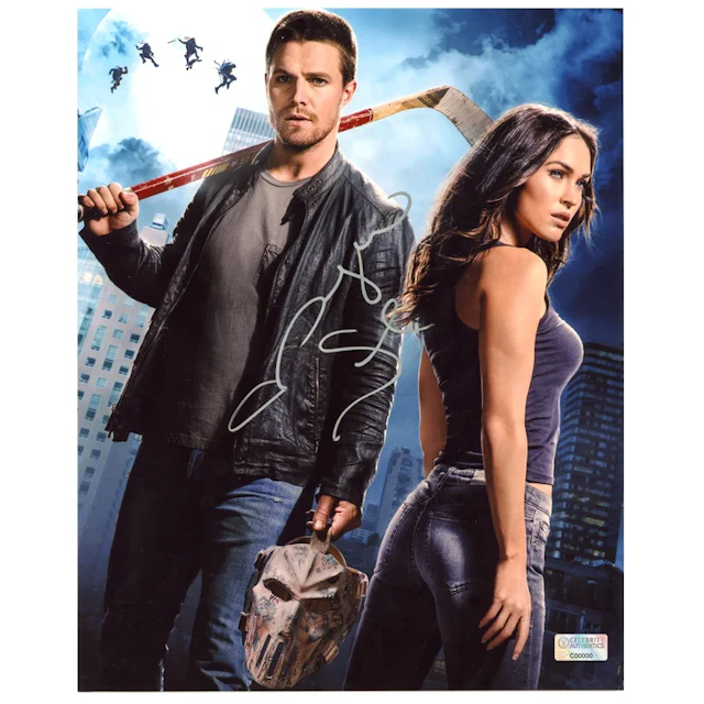 Megan Fox Autographed Teenage Mutant Ninja Turtles April O'Neill and