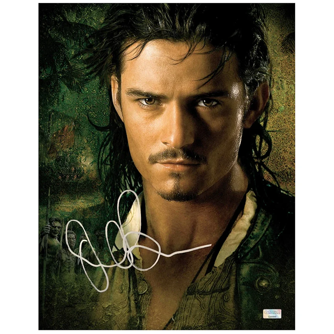 Orlando Bloom Autographed Pirates of the Caribbean Dead Man's Chest