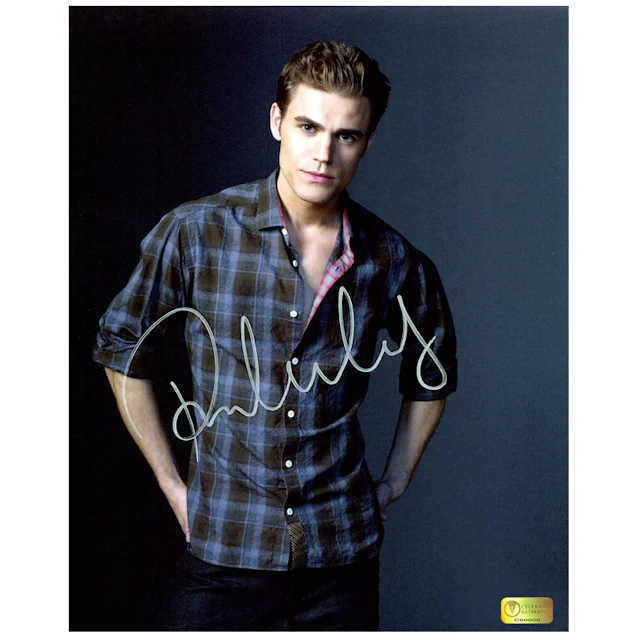 Paul Wesley Autographed 8×10 Studio Photo