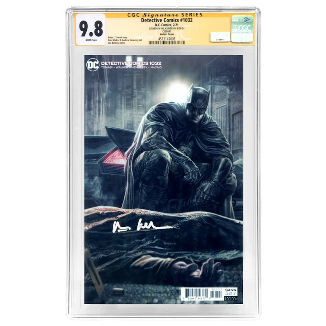 Val Kilmer Autographed 2021 Detective Comics #1032 Lee Bermejo Variant