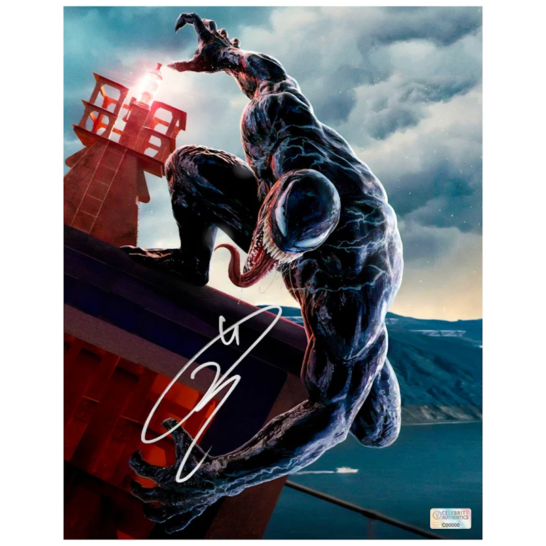 Tom Hardy Autographed 2018 Venom Fury 11x14 Photo