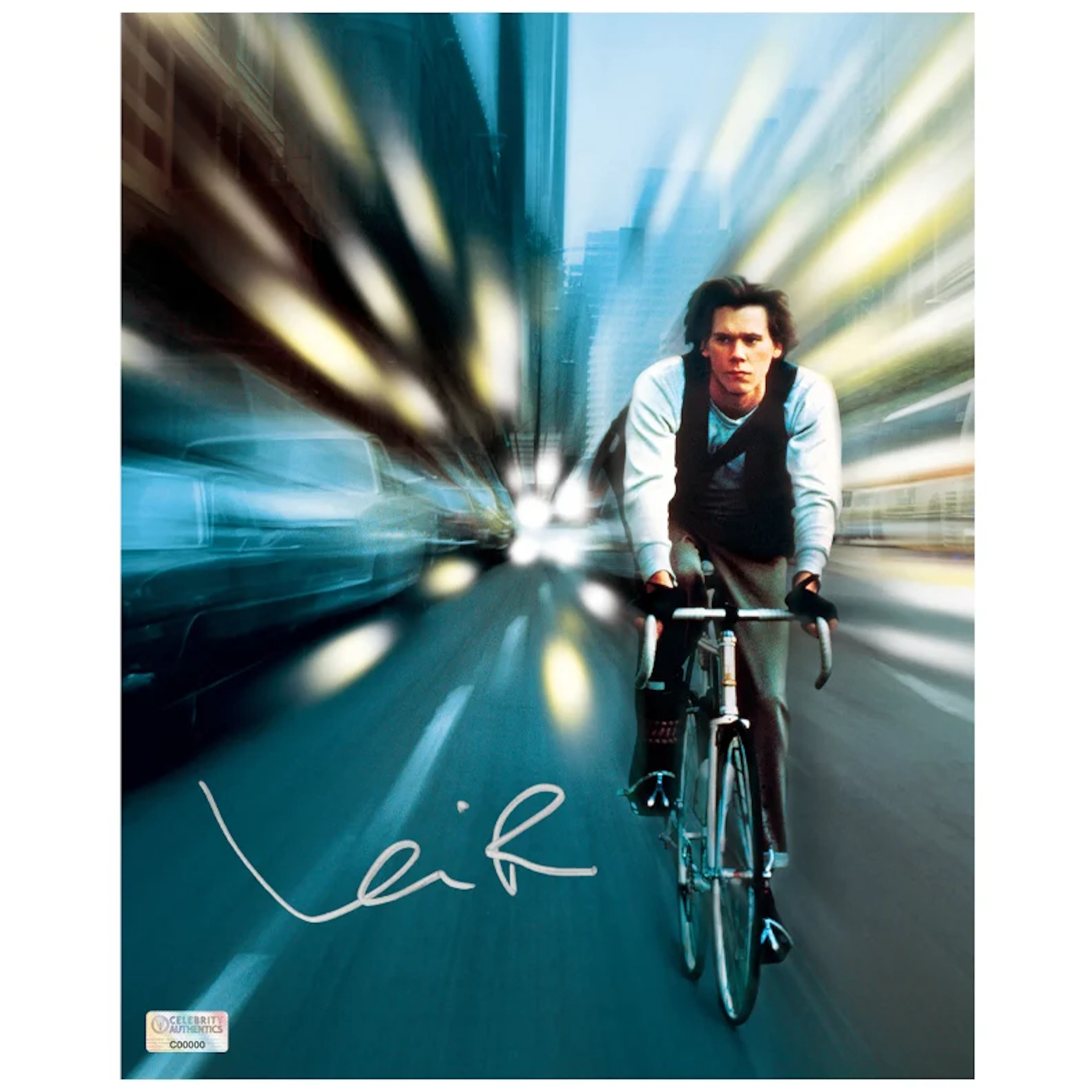 Kevin Bacon Autographed 1986 Quicksilver 8x10 Photo