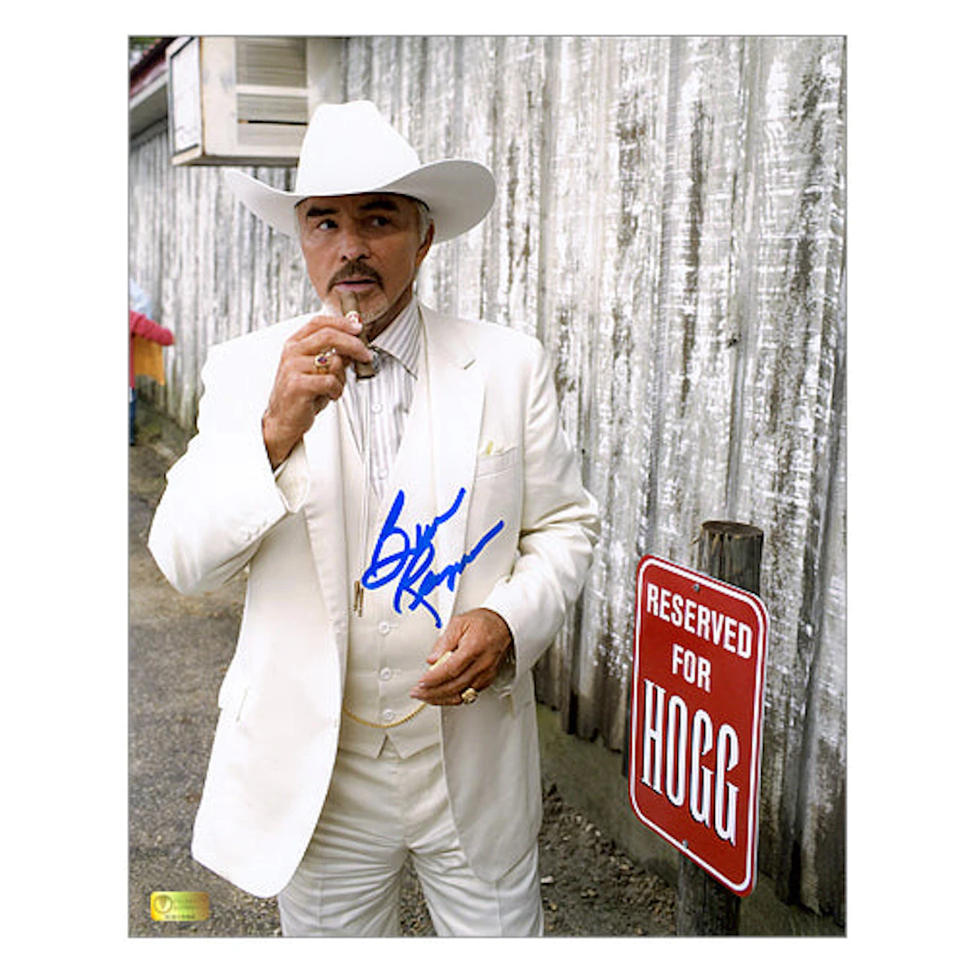 Burt Reynolds Autographed Dukes of Hazzard Boss Hogg 8x10 Photo