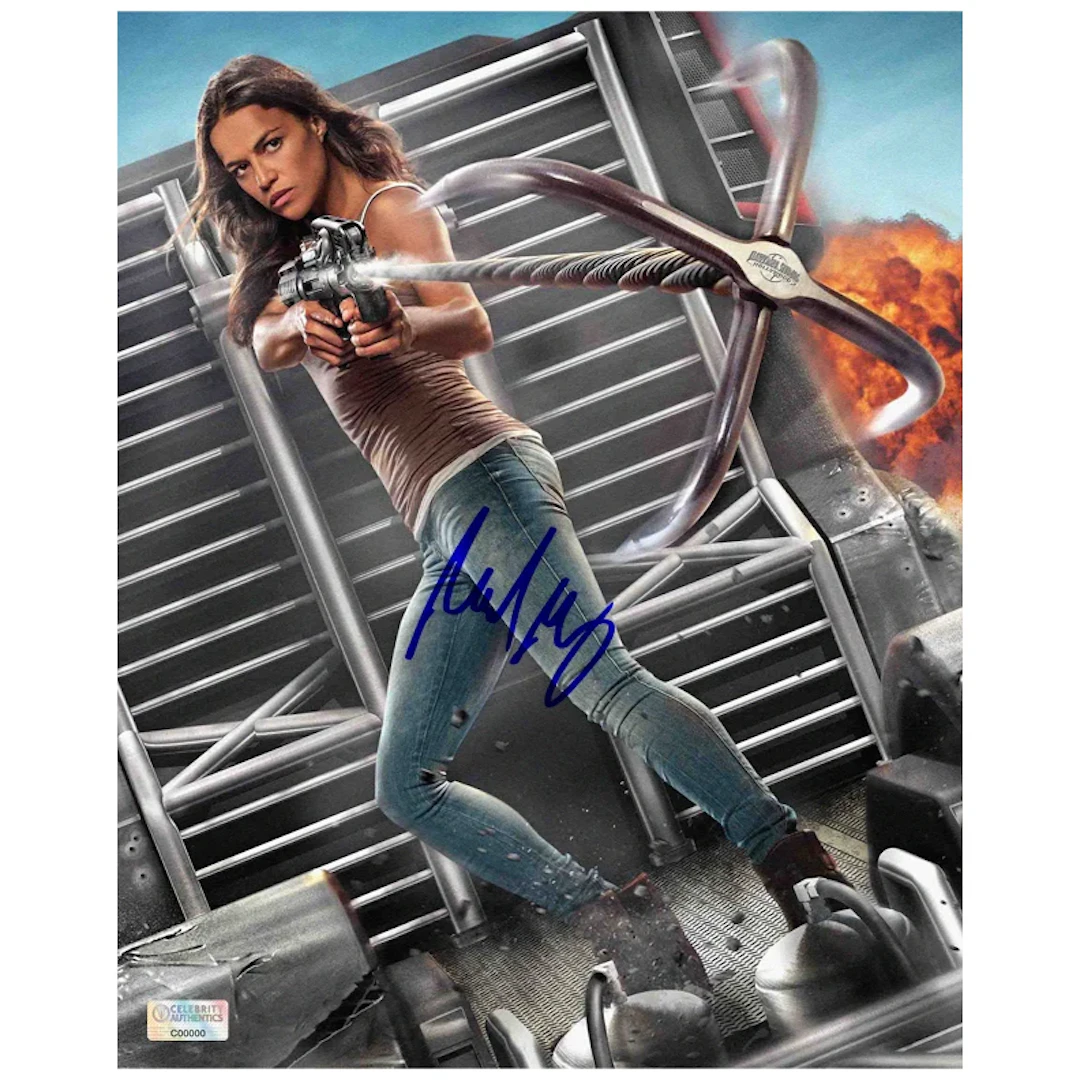 Michelle Rodriguez Autographed Universal Studios Fast and Furious