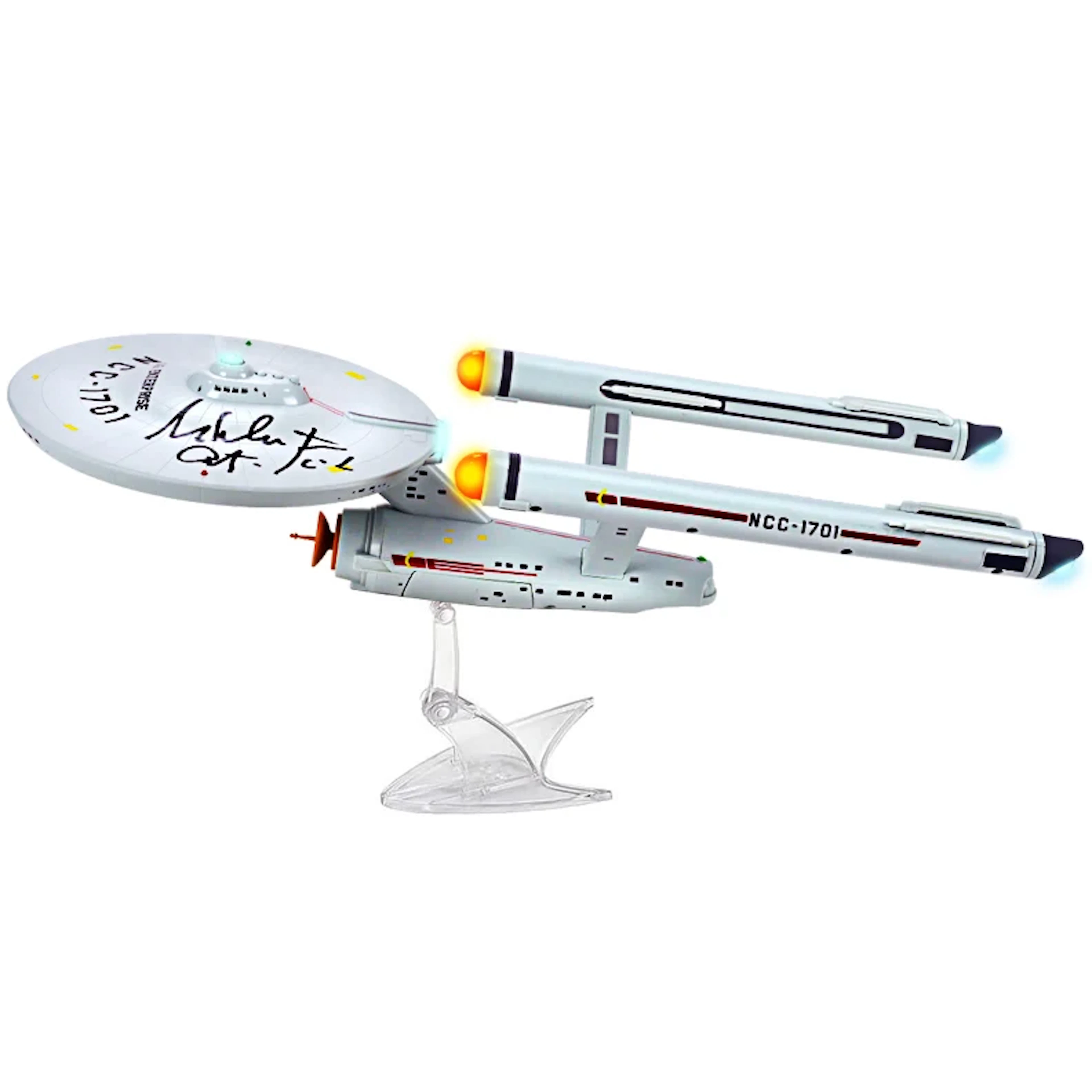 William Shatner Autographed Star Trek The Original Series 18" Starship