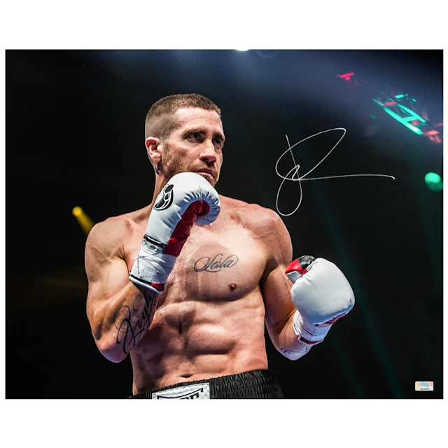 Jake Gyllenhaal Autographed 2015 Southpaw Billy Hope 16x20 Scene Photo