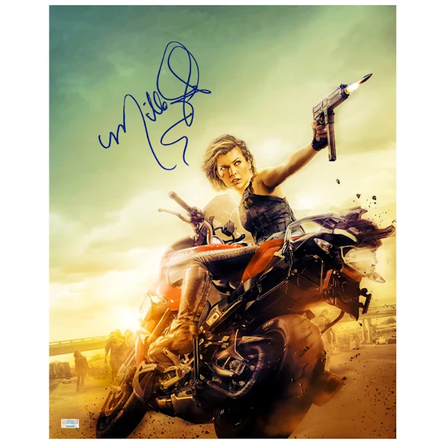 Milla Jovovich Autographed 2016 Resident Evil: The Final Chapter Escape