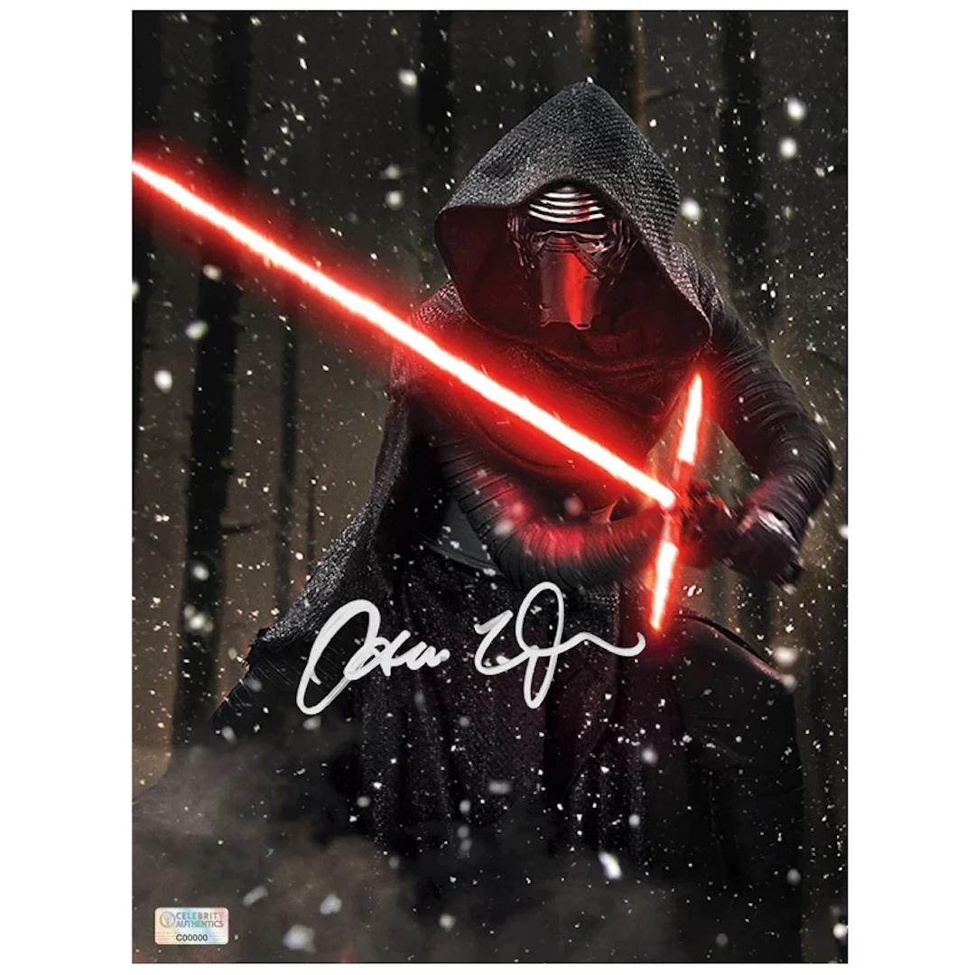 Adam Driver Autographed Star Wars: The Force Awakens Kylo Ren Starkiller