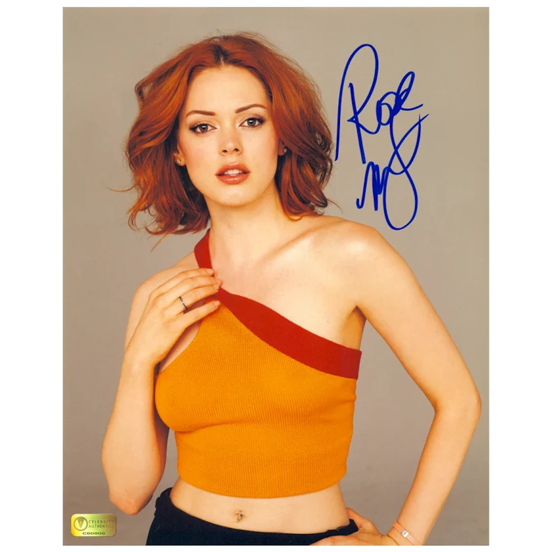 Rose McGowan Autographed Charmed Portrait 8x10 Photo