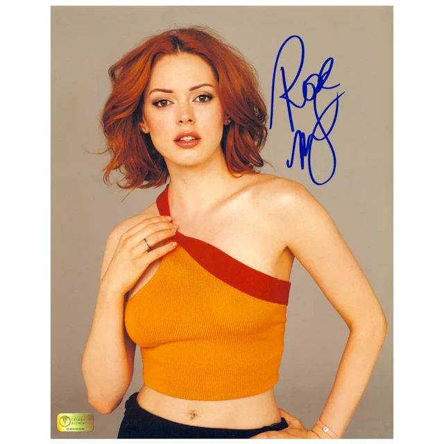Rose McGowan Autographed Charmed Portrait 8x10 Photo