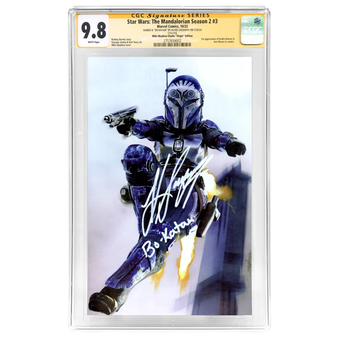 Katee Sackhoff Autographed 2023 Star Wars The Mandalorian Season 2