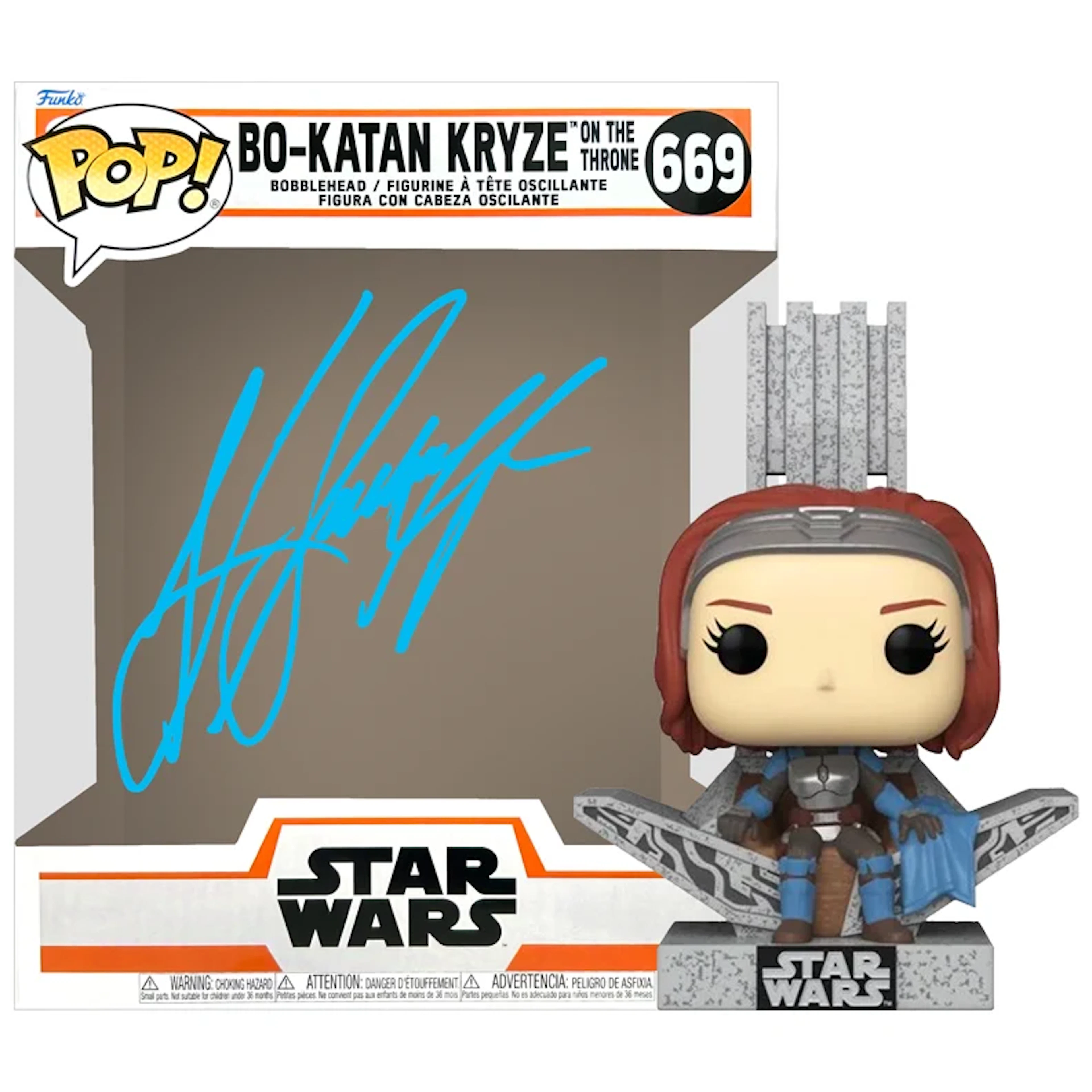 Katee Sackhoff Autographed Star Wars Mandalorian Bo-Katan Kryze on