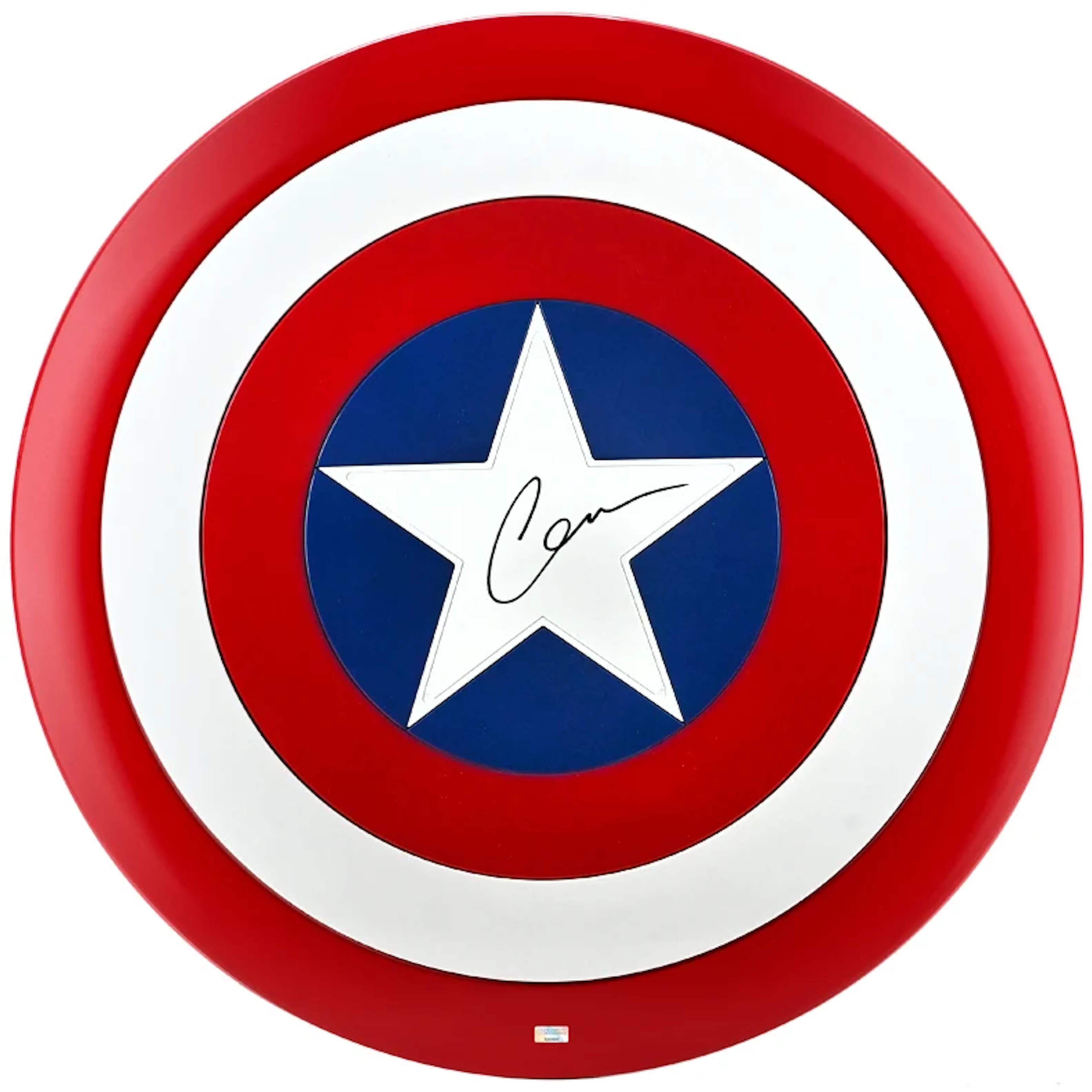 Chris Evans Autographed Marvel Legends Captain America 80th Anniversary
