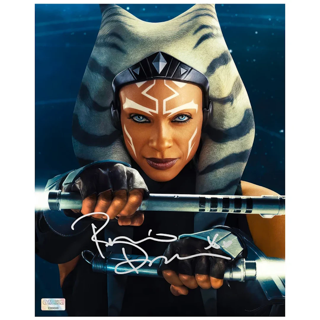 Rosario Dawson Autographed 2023 Star Wars Ahsoka 8x10 Photo