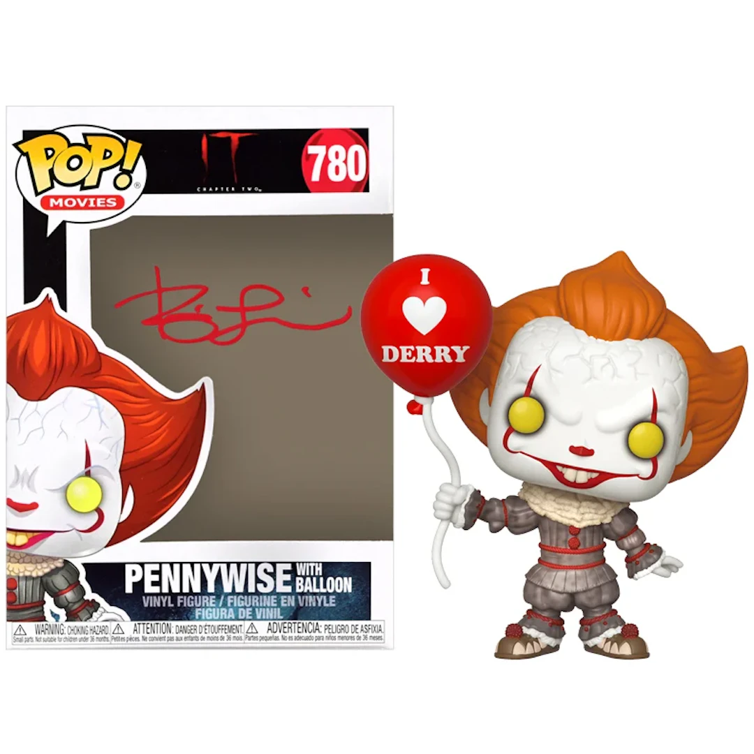 Bill Skarsgard Autographed IT Pennywise #780 POP Vinyl Figure