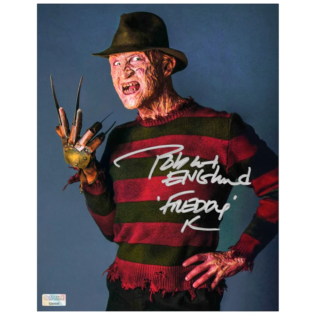 Robert Englund Autographed Nightmare on Elm Street Freddy Krueger 8x10 Photo