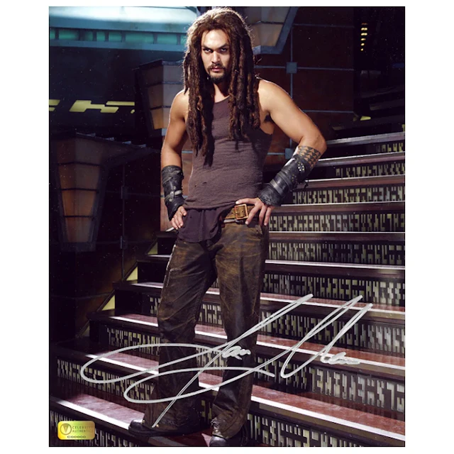 Jason Momoa Autographed Stargate Atlantis Ronon 8x10 Photo