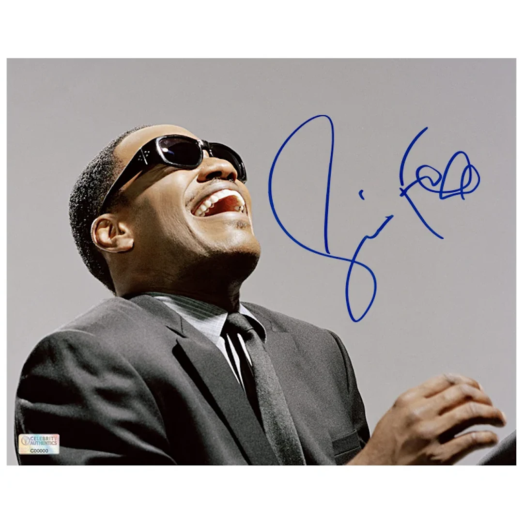 Jamie Foxx Autographed Ray Classic 8x10 Photo