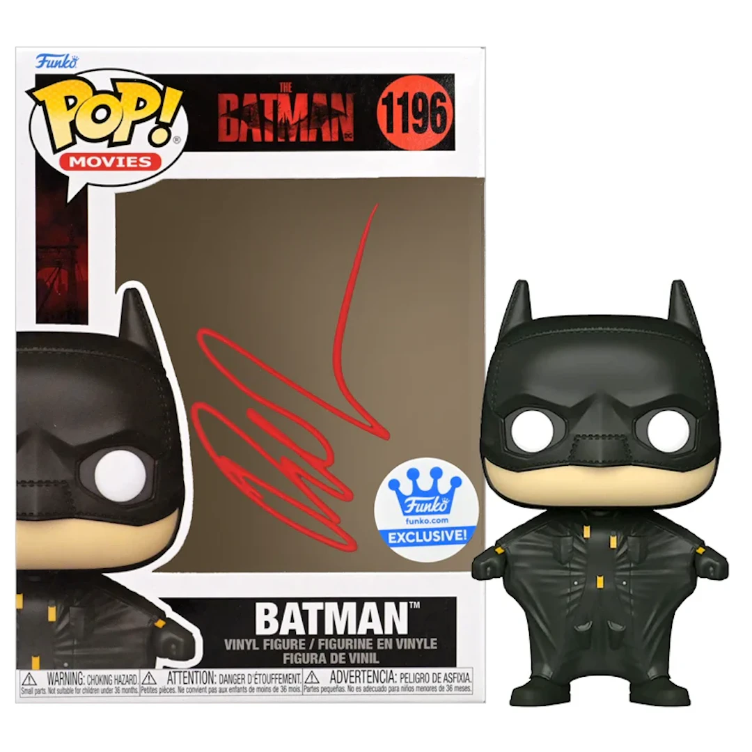 Robert Pattinson Autographed Funko Exclusive 2022 The Batman #1196