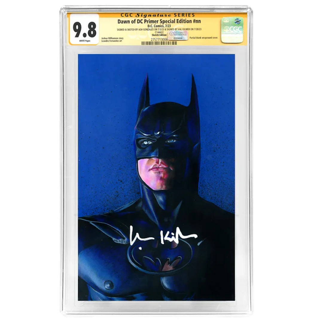Val Kilmer Autographed 2023 Dawn of DC Primer Special Edition #nn