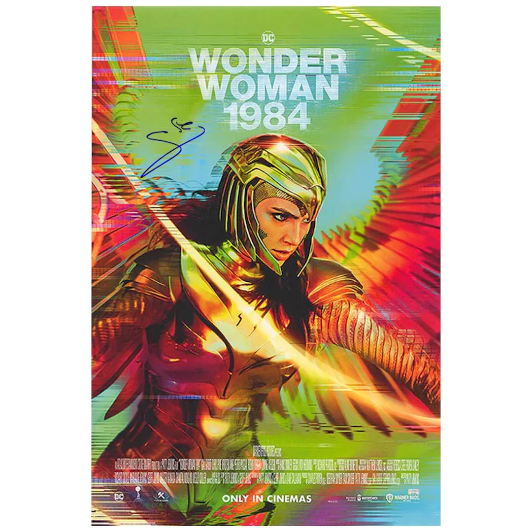 Gal Gadot Autographed 2020 Wonder Woman 84 27x40 Original Double Sided