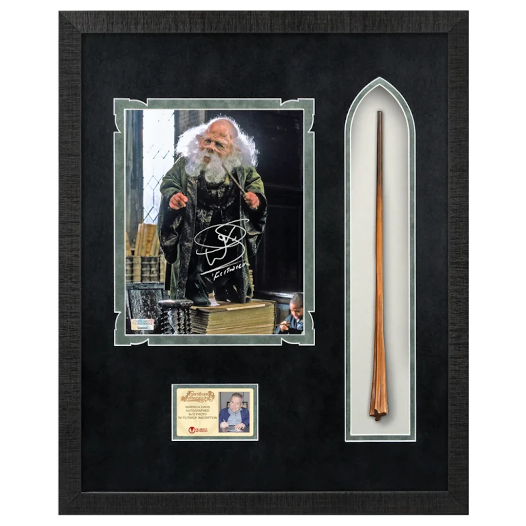 Warwick Davis Autographed Harry Potter Professor Flitwick 8×10 Photo