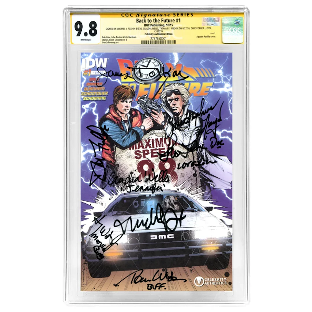 Back to the Future Cast Autographed Back to the Future #1 CGC SS Signature